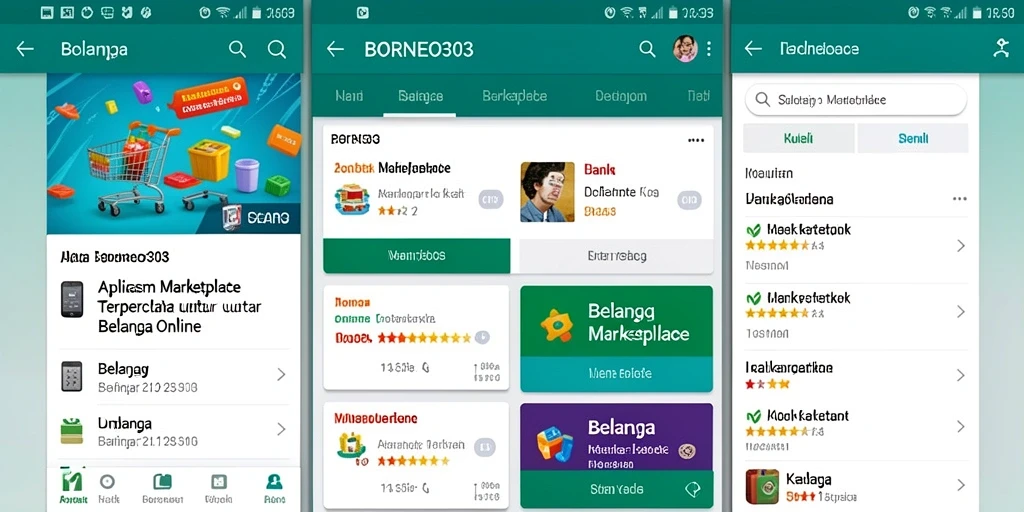 Tampilan antarmuka BORNEO303 yang mudah digunakan untuk belanja online.