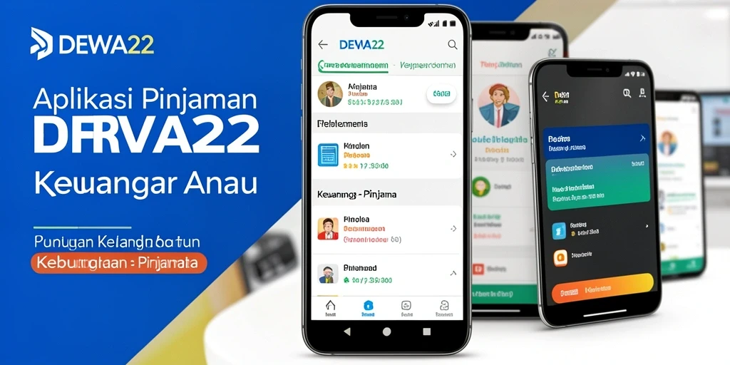 Tampilan antarmuka DEWA22 yang user-friendly untuk pengajuan pinjaman.