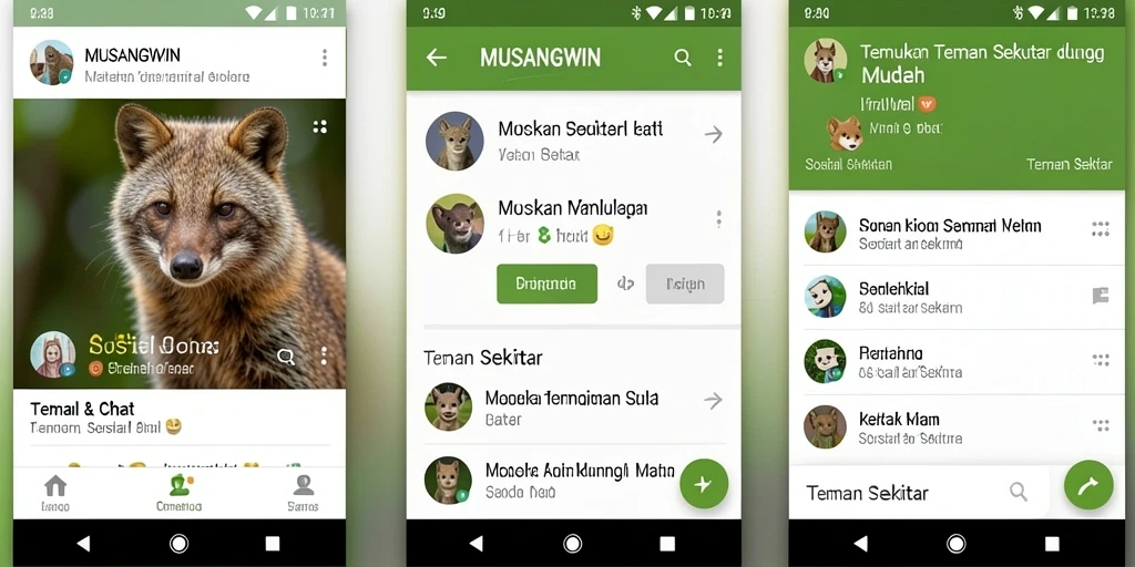 Antarmuka MUSANGWIN yang ramah pengguna dan fungsional.