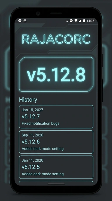 Riwayat Versi Aplikasi rajacorc untuk Android